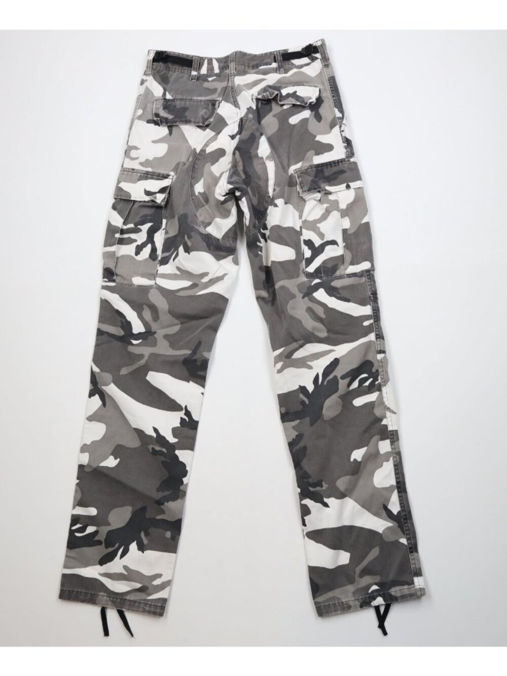 Vtg Rothco Mens Small Long Distressed BDU Camouflage Military Cargo Pants USA - Picture 12 of 16